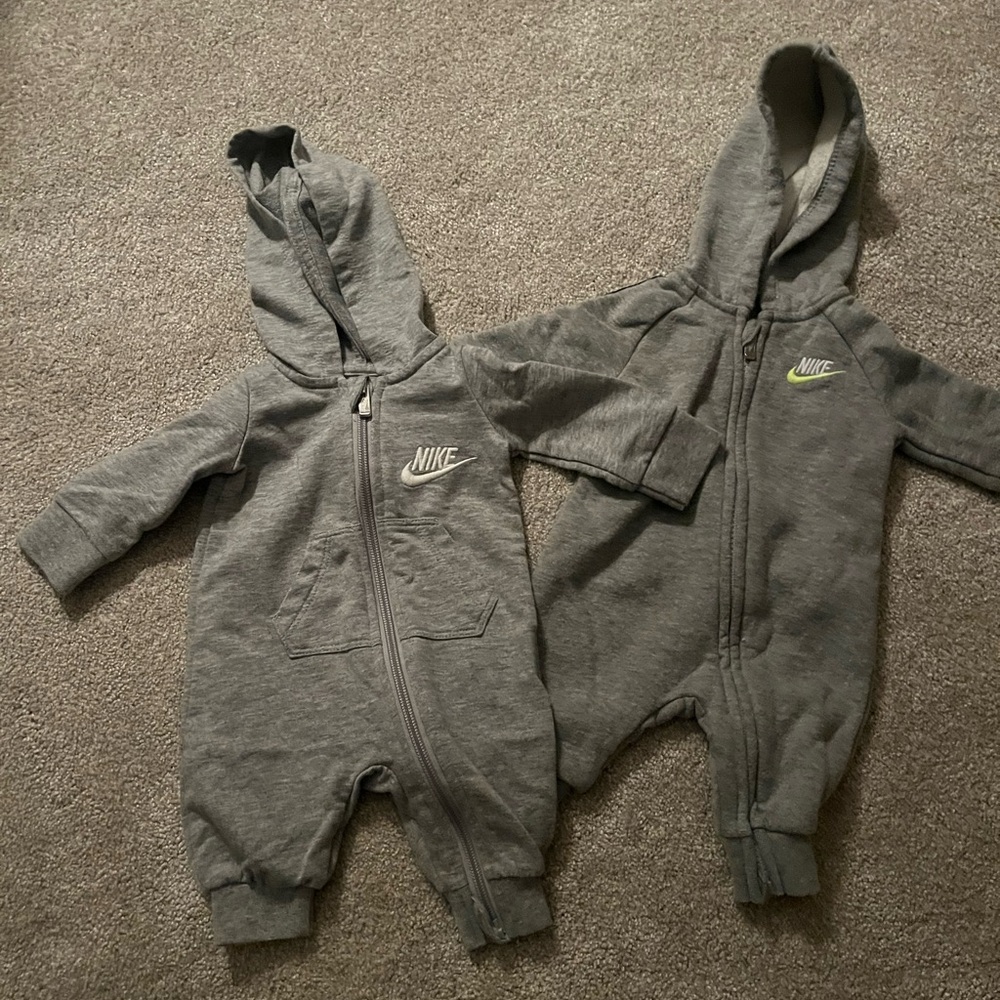 Newborn Nike zip ups